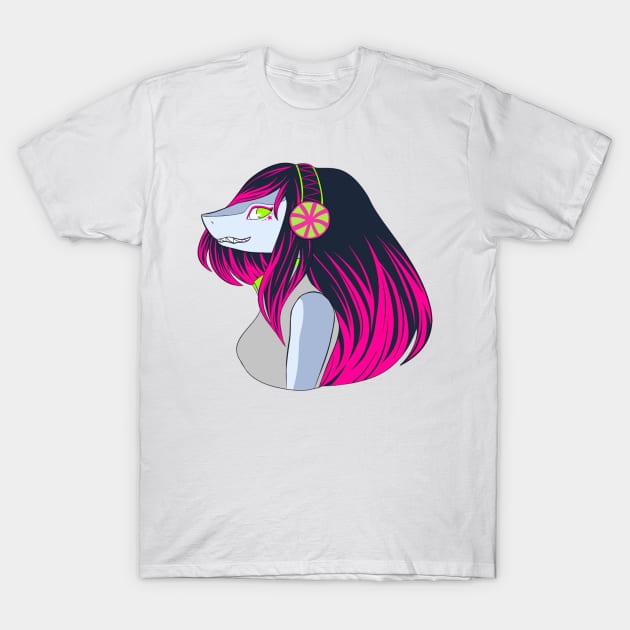 Mayhem Shark Girl T-Shirt by ForeverRaining